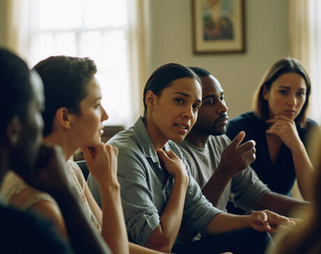 Group therapy session photo